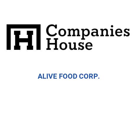 ALIVE FOOD CORP. | Companies House Registry Search