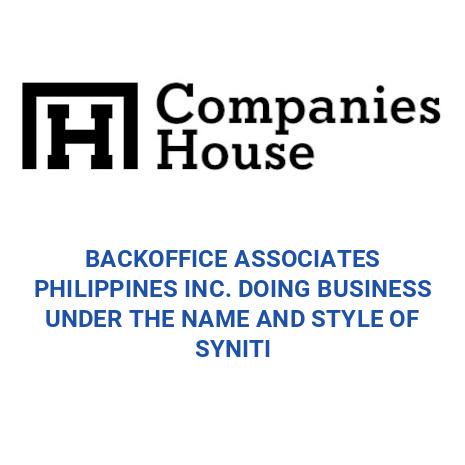 BACKOFFICE ASSOCIATES PHILIPPINES INC. | Companies House Registry Search