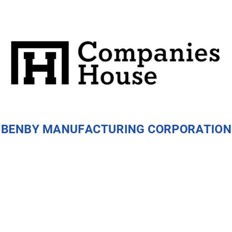 BENBY MANUFACTURING CORPORATION | Companies House Registry Search