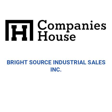 BRIGHT SOURCE INDUSTRIAL SALES INC. | Companies House Registry Search