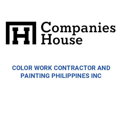 Work Color Llc COLOR WORK CONTRACTOR AND PAINTING PHILIPPINES INC | Companies House ...