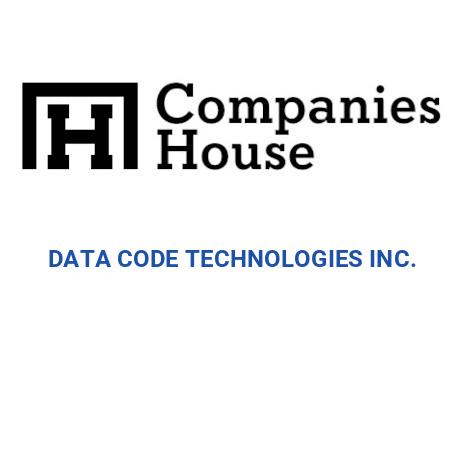 DATA CODE TECHNOLOGIES INC. | Companies House Registry Search