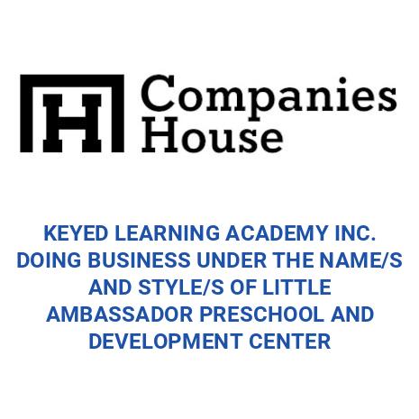 KEYED LEARNING ACADEMY INC. DOING BUSINESS UNDER THE NAME/S AND STYLE/S ...