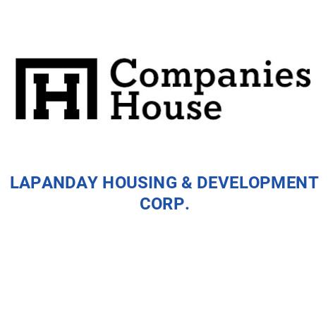 Lapanday Lettering LAPANDAY HOUSING & DEVELOPMENT CORP. | Companies House Registry Search