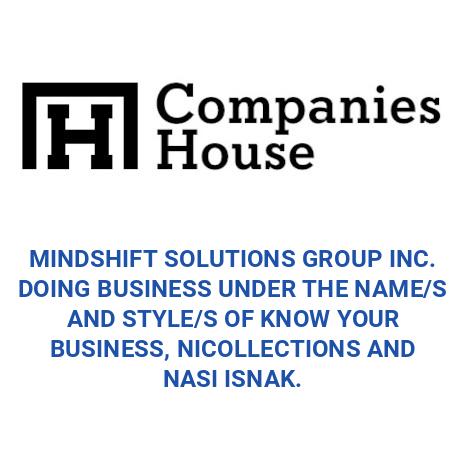 MINDSHIFT SOLUTIONS GROUP INC. DOING BUSINESS UNDER THE NAME/S AND ...