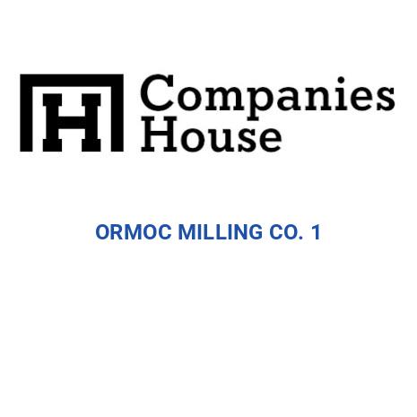 Ormoc Lettering ORMOC MILLING CO. 1 | Companies House Registry Search